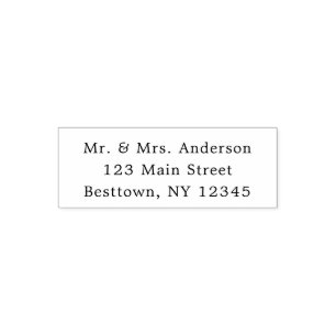 Carimbo Auto Entintado Texto Simples