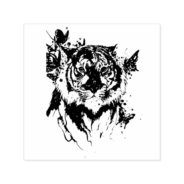 Carimbo Auto Entintado Tigre (Design)