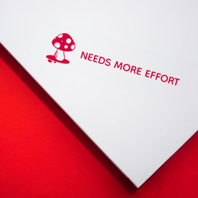 Carimbo Auto Entintado Toadstool de cogumelo Grandes Necessidades De Mais (Criador carregado)