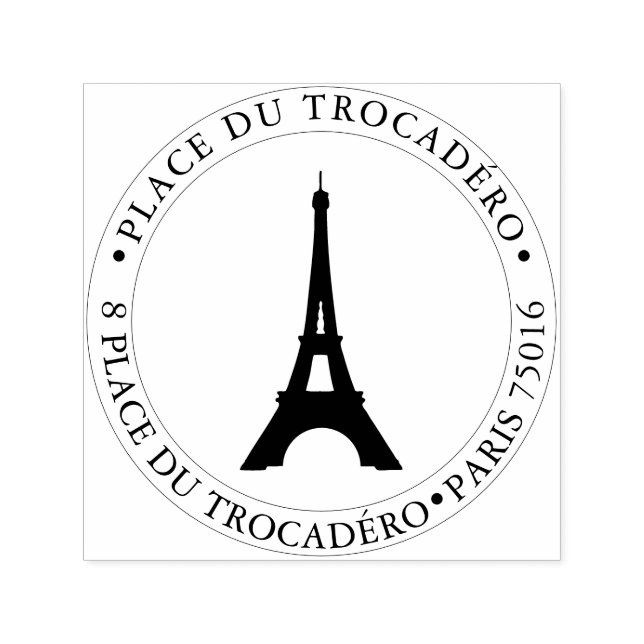 Carimbo Auto Entintado Torre Eiffel PixDezines (Design)