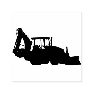 Carimbo Auto Entintado Trator de construção