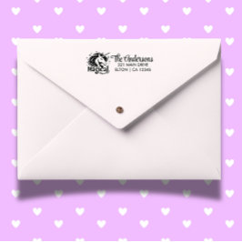 Carimbo Auto Entintado Unicórnios e Aniversário