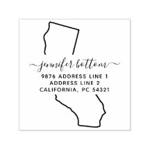 USA Return Address Business Signature California