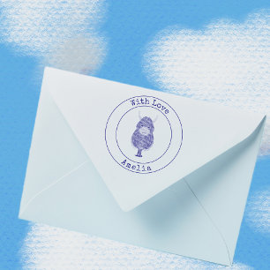 Carimbo Auto Entintado Vaca em Cúpula Cótea Com Caráter Autopicante