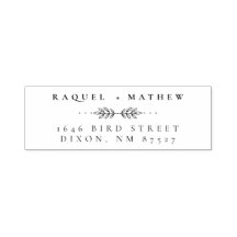 Vintage | Endereço de Casal de Casamento Elegante