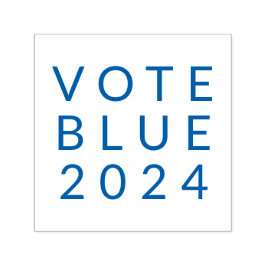 Carimbo Auto Entintado Votação Minimalista Blue Kamala Harris 2024