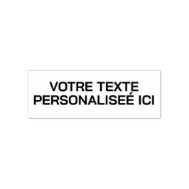 Carimbo Auto Entintado Votre texte unique sur un personnalisable