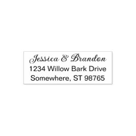 Carimbo Auto Entintado Wedding Label 016