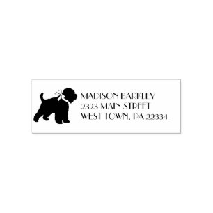 Carimbo Auto Entintado Wheaten Terrier Dog Puppy