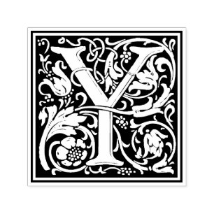 Carimbo Auto Entintado William Morris - Letra Y Vitoriana