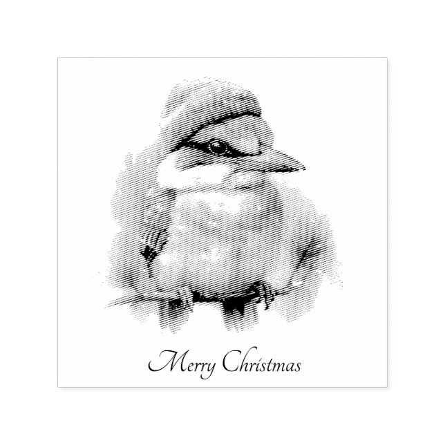 Carimbo Auto Entintado Winter Kookaburra Wish, personalizado (Design)