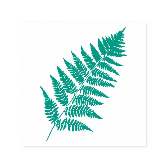 Carimbo Auto Entintado Woodland Fern Pattern (Design)