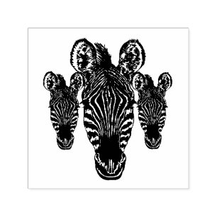 Carimbo Auto Entintado Zebra Herd
