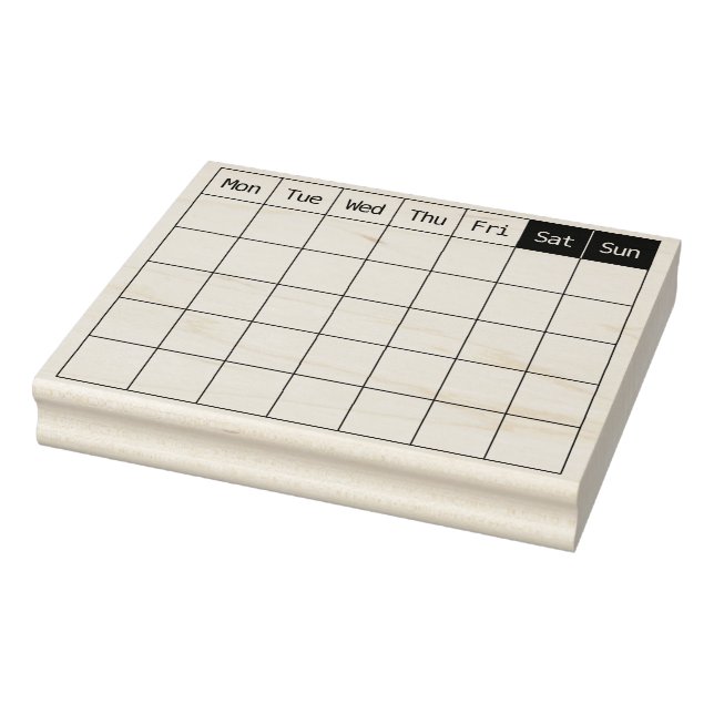 CARIMBO AUTOENTINTÁVEL PARA SEMANA DE CINCO LINHAS (Carimbo)