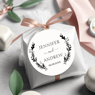 Carimbo botânico de logotipo