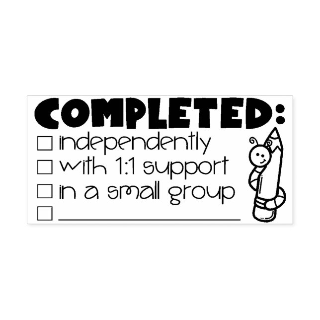 Carimbo concluído - Carimbo de Professores (Impressão)