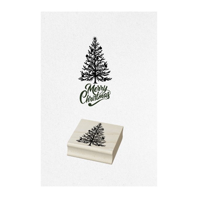 Carimbo da árvore de Natal (Christmas Tree Ornament Stamp)