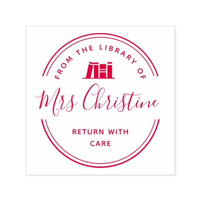 Carimbo da biblioteca de scripts elegante (Design)