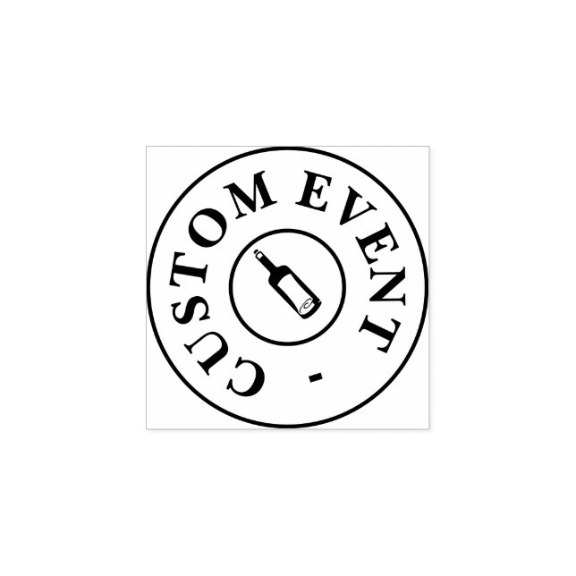 Carimbo da Mão Personalizada do Evento - frasco (Impressão)