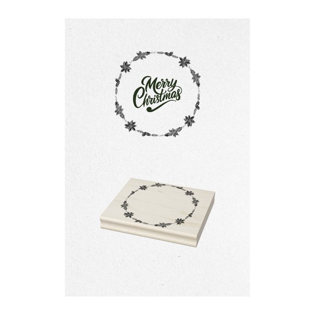 Carimbo da Rua de Natal (Christmas Wreath Stamp)