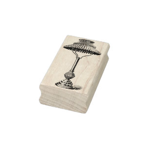 Carimbo de Arte da Borracha da Lâmpada de mesa