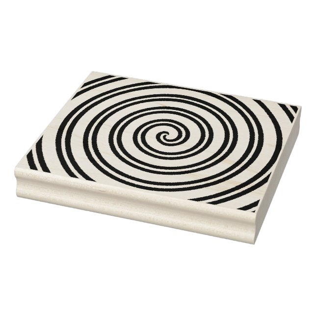 Carimbo de Arte da Borracha Espiral (Carimbo)