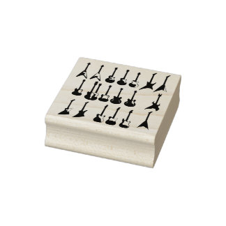 carimbo de arte de guitarra