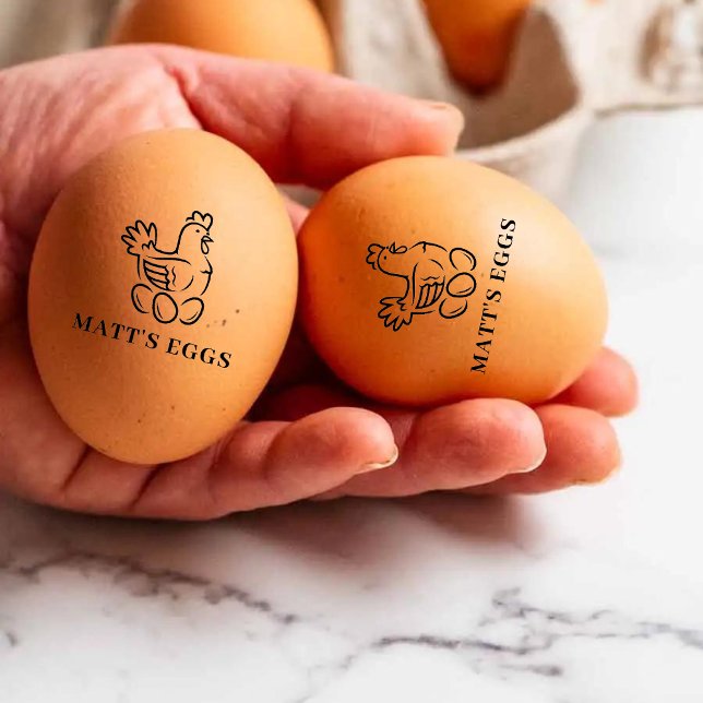 Carimbo de Arte de Madeira de Ovo Personalizado (Criador carregado)