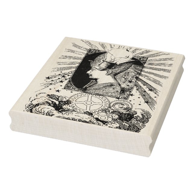 Carimbo de Arte Egípcio Steampunk - Uma Ideia Real (Carimbo)