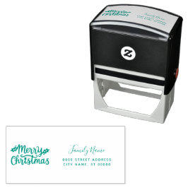 Carimbo de Autocolagem de Endereços de Regresso de