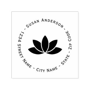 Carimbo de Autocolagem do Endereço de Retorno da F