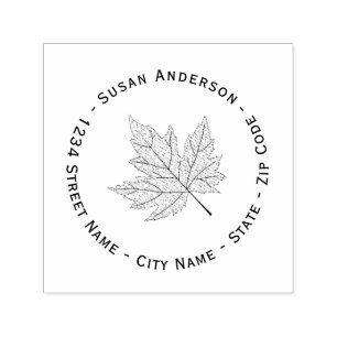 Carimbo de Autocolagem do Endereço de Retorno de F