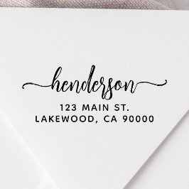 Carimbo de Autocolagem do Endereço de Retorno do C