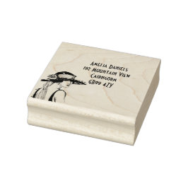 Carimbo de autocolante da Flapper Girl de 1920