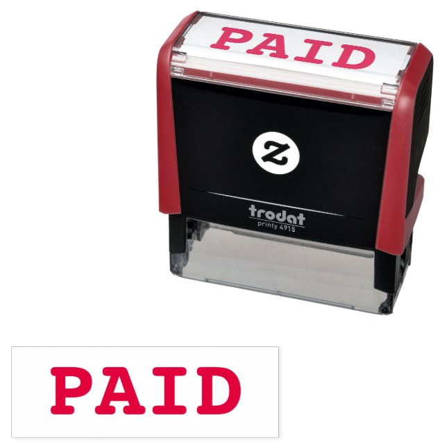 Carimbo de autocolante pago (In Situ)