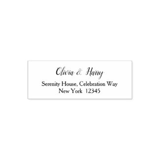 Carimbo de Autodigitação de Endereço de Retorno de