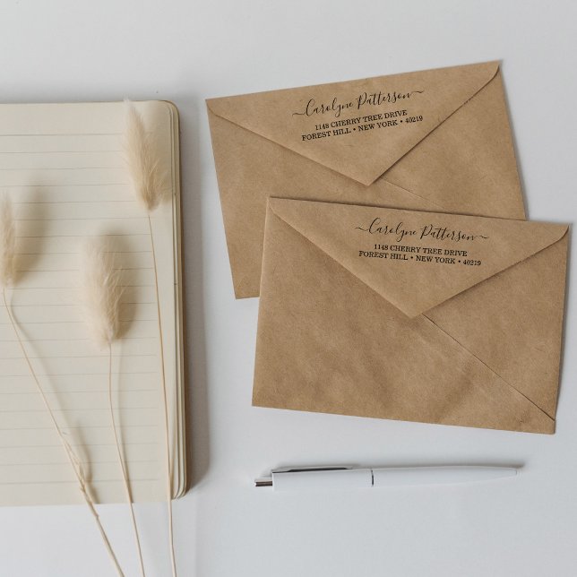 Carimbo de Autodigitação de Nome e Endereço Person (Criador carregado)