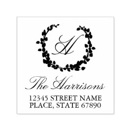 Carimbo de Autodigitação do Endereço da Família Wr