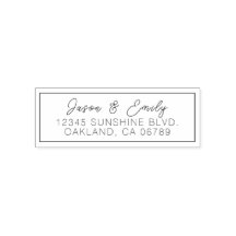 Carimbo de Autodigitação do Endereço de Retorno de