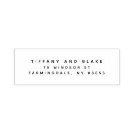 Carimbo de Autodigitação do Endereço de Retorno de