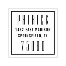 Carimbo de Autodigitação do Endereço de Retorno El