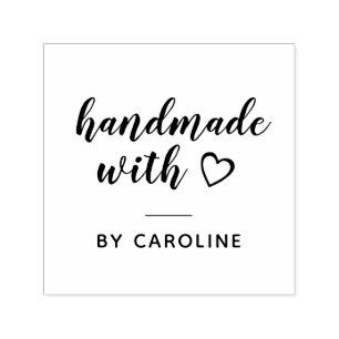 carimbo de autoimpressão com script exclusivo