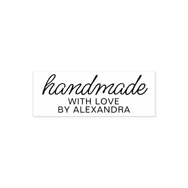 Carimbo de Autoimpressão de Nome Personalizado Art (Design)