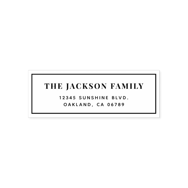 Carimbo de Autoimpressão do Endereço de Devolução  (Design)