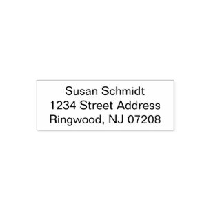 Carimbo de Autoimpressão Personalizado - Até 3 Lin