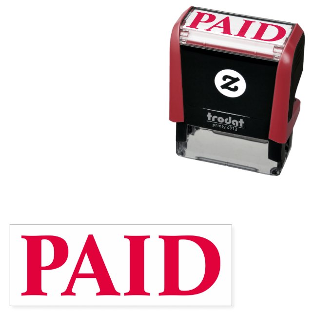 Carimbo de autoimpressão simples de estrutura paga (In Situ)