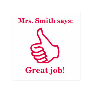 Carimbo de autoimpressão "Thumbs Up"