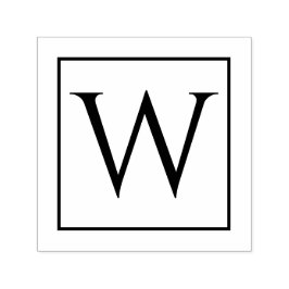 Carimbo De Autoimpressão Único Com Monograma