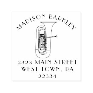 Carimbo de Banda de Músicos Tuba