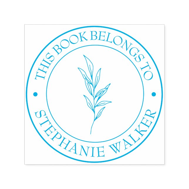 Carimbo de Biblioteca Personalizado - Ex Libris -  (Design)